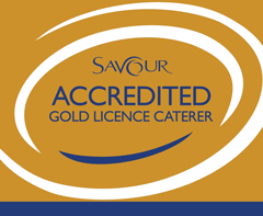 Savour gold certified caterer