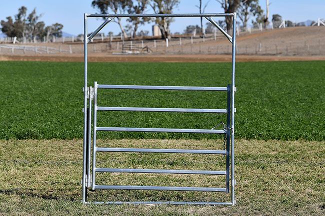 Bronco Double Hinged Gate and Frame